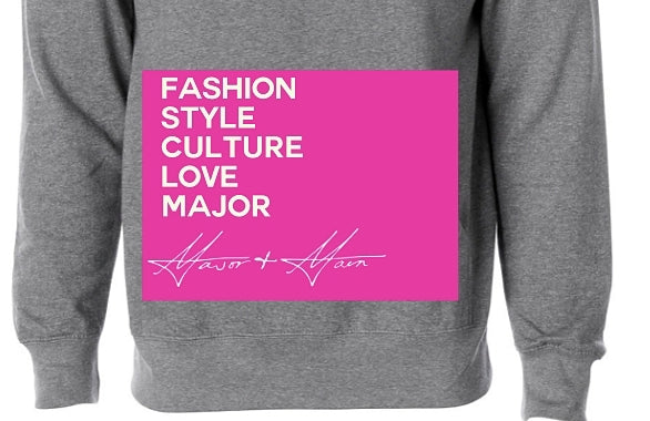 Major & Main Signature Sweatshirt Hunter Grey