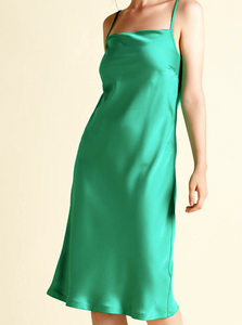 Emerald Green Shoulder Dress