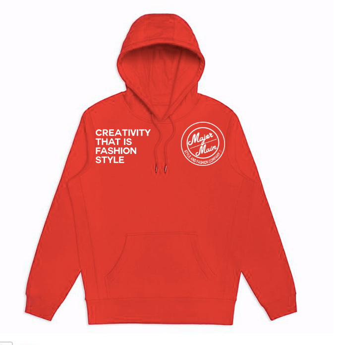 Major & Main Signature Sweatshirt: Red