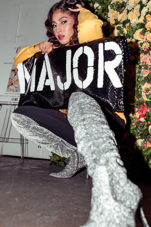 Major & Main Signature Oversized Fold Clutch Bag