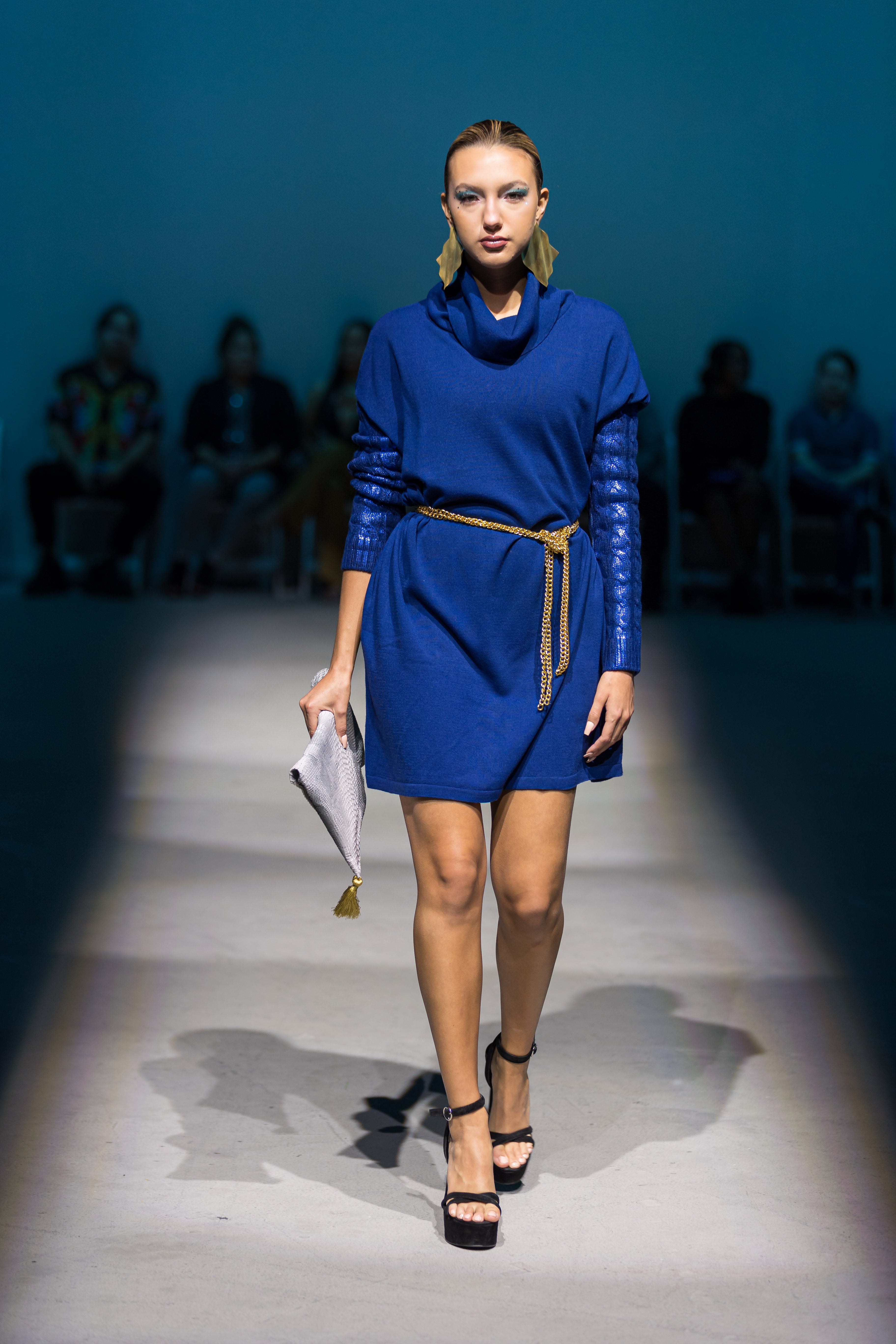 Blue Sweater Tunic