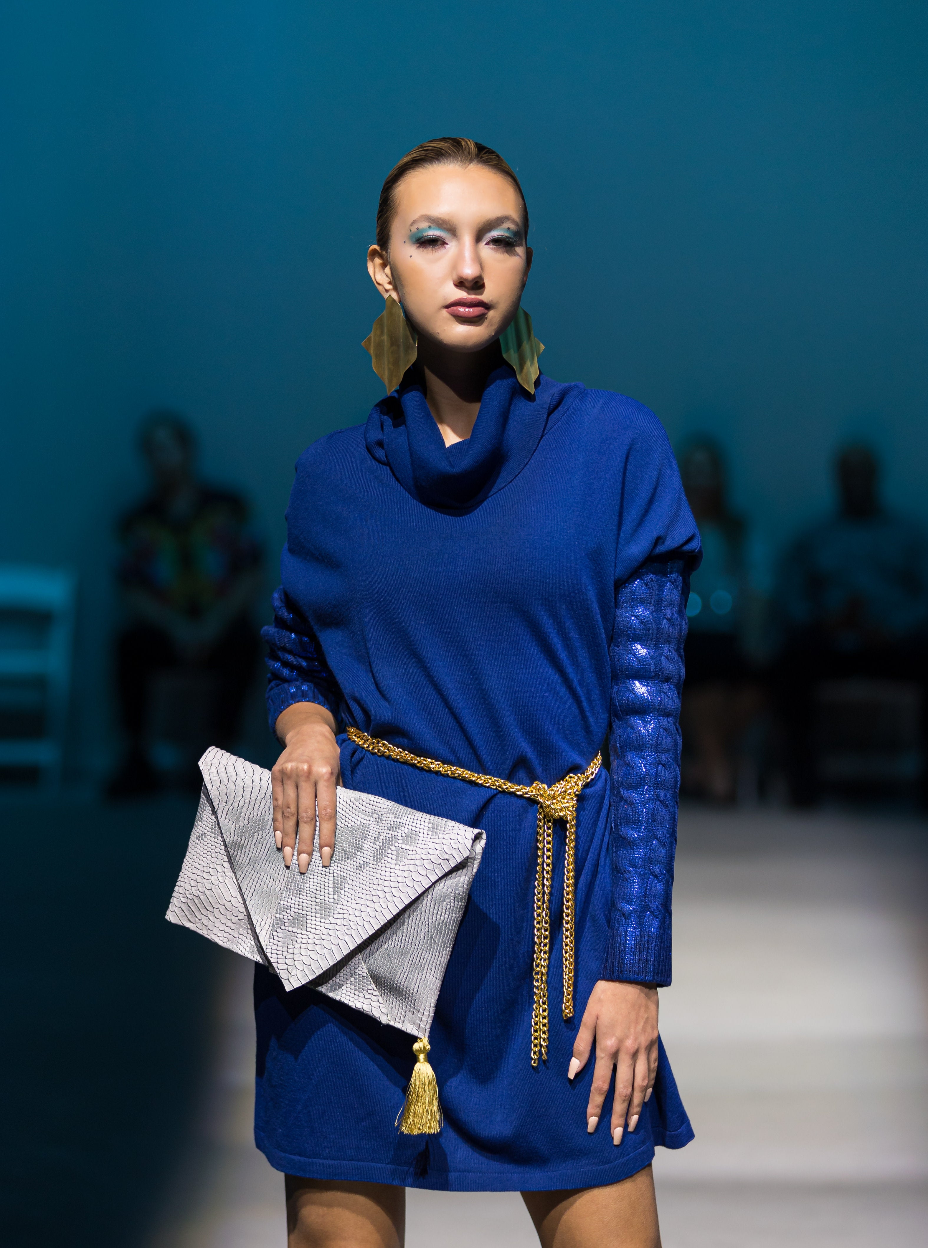 Blue Sweater Tunic